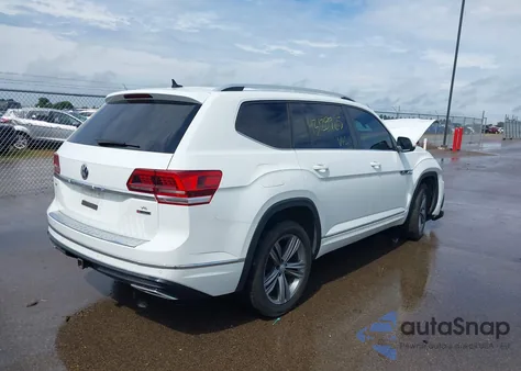 2019 Volkswagen Atlas 3.6L V6 Sel R-Line from USA, damaged, VIN 1V2RR2CA3KC557806